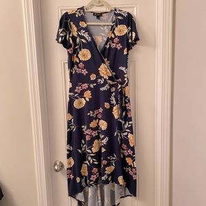 BCX faux wrap dress